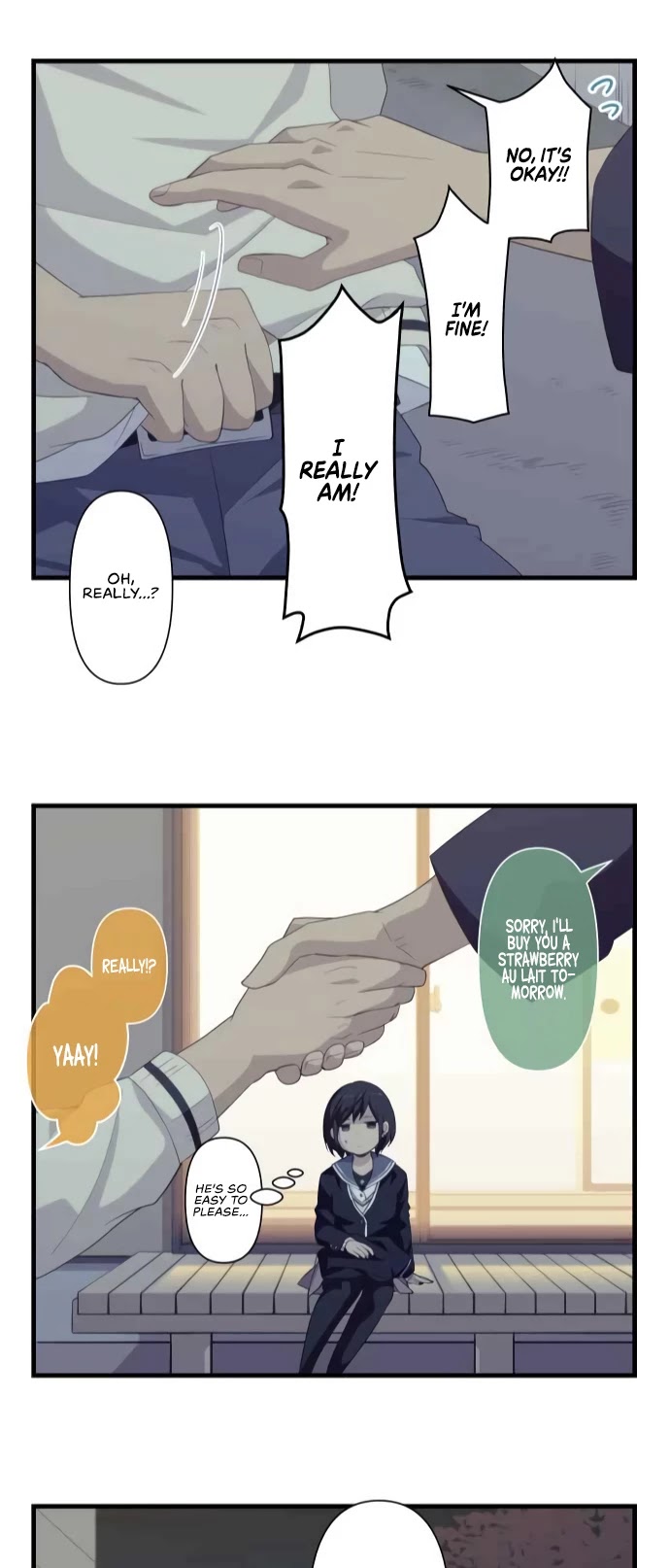 Blue Hearts Chapter 34 page 24 - Chapter 34: As If I Were Hooked