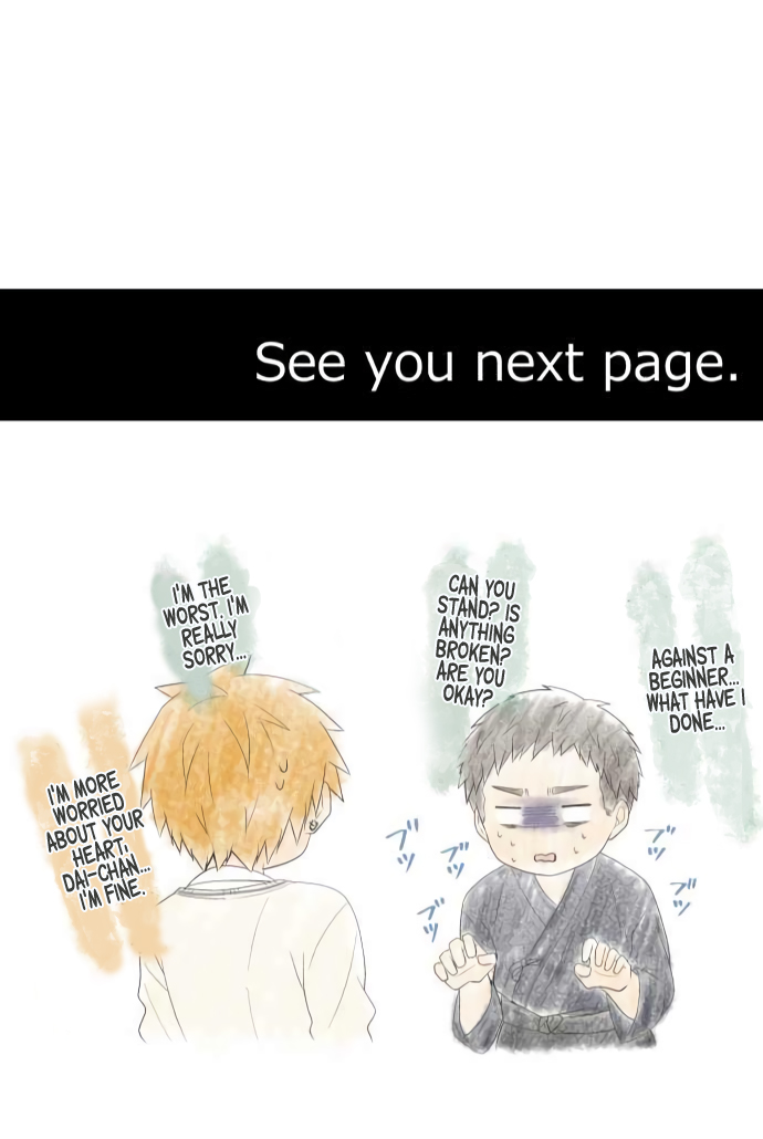 Blue Hearts Chapter 34 page 28 - Chapter 34: As If I Were Hooked