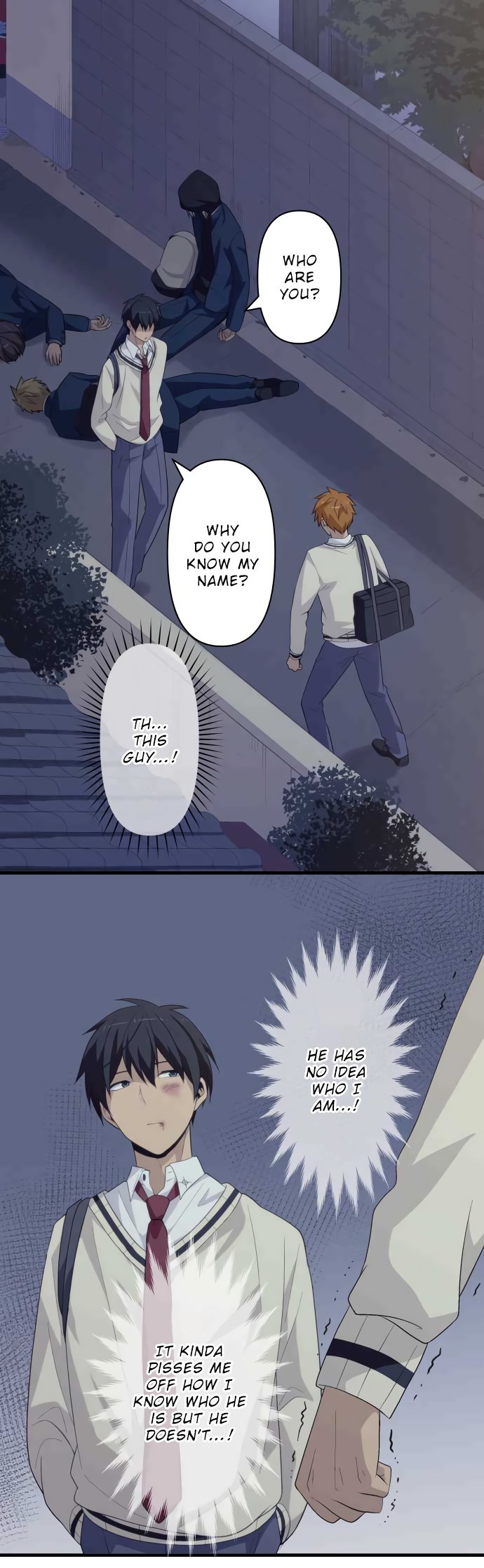 Blue Hearts Chapter 4 page 1 - Chapter 4: A fated (?) encounter