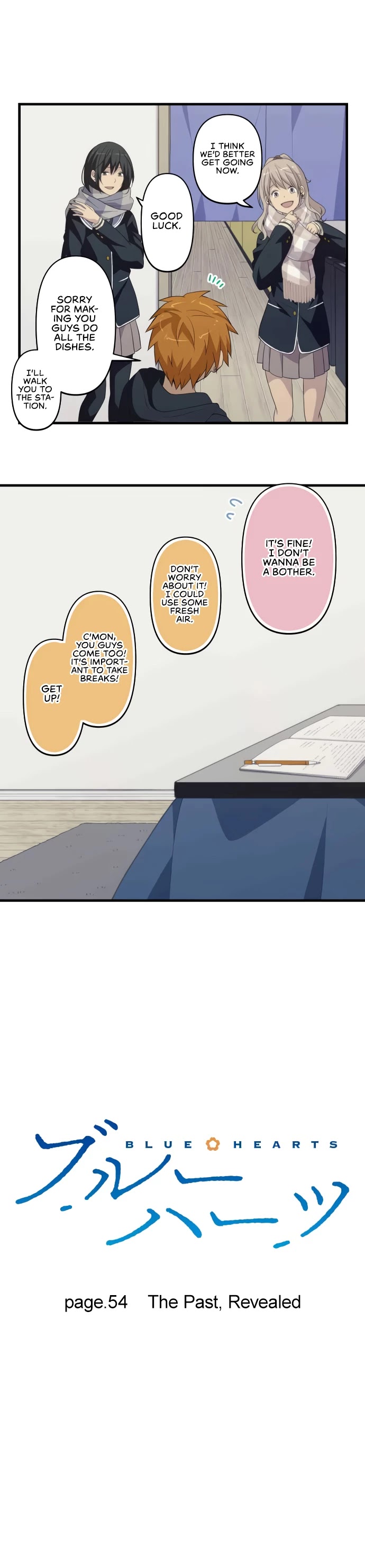 Blue Hearts Chapter 54 page 2 - Chapter 54: The Past, Revealed