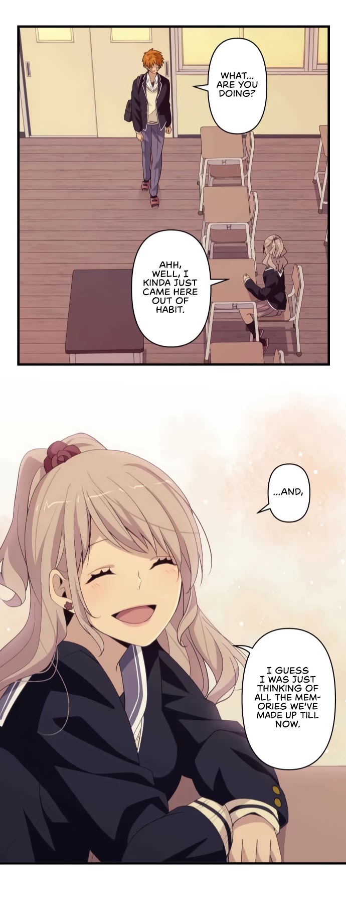 Blue Hearts Chapter 59 page 22 - Chapter 59: At the Usual Place After School