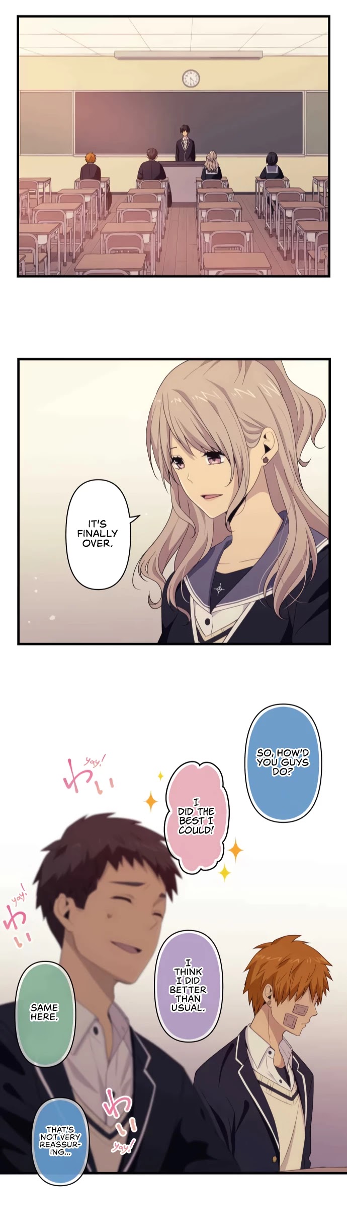 Blue Hearts Chapter 59 page 25 - Chapter 59: At the Usual Place After School