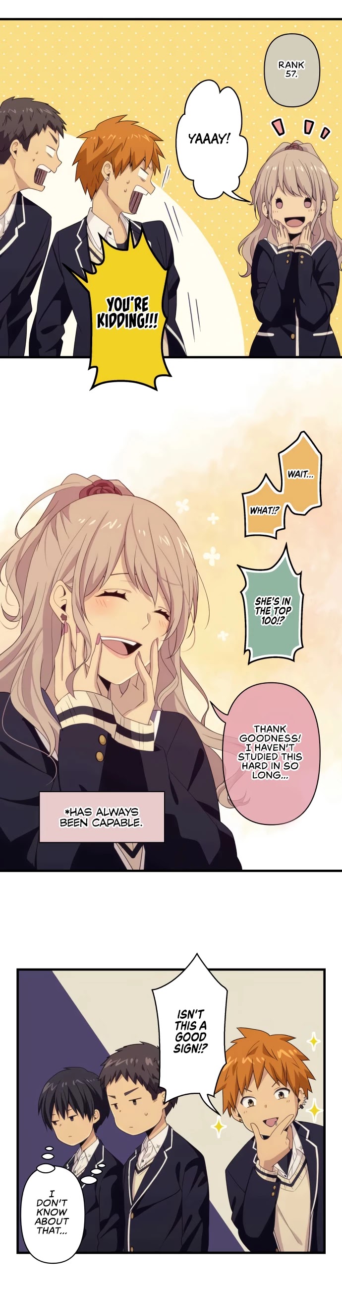 Blue Hearts Chapter 62 page 19 - Chapter 62: Hanging on by a Thread