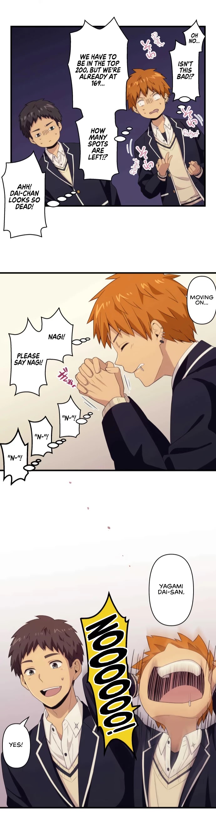Blue Hearts Chapter 62 page 21 - Chapter 62: Hanging on by a Thread