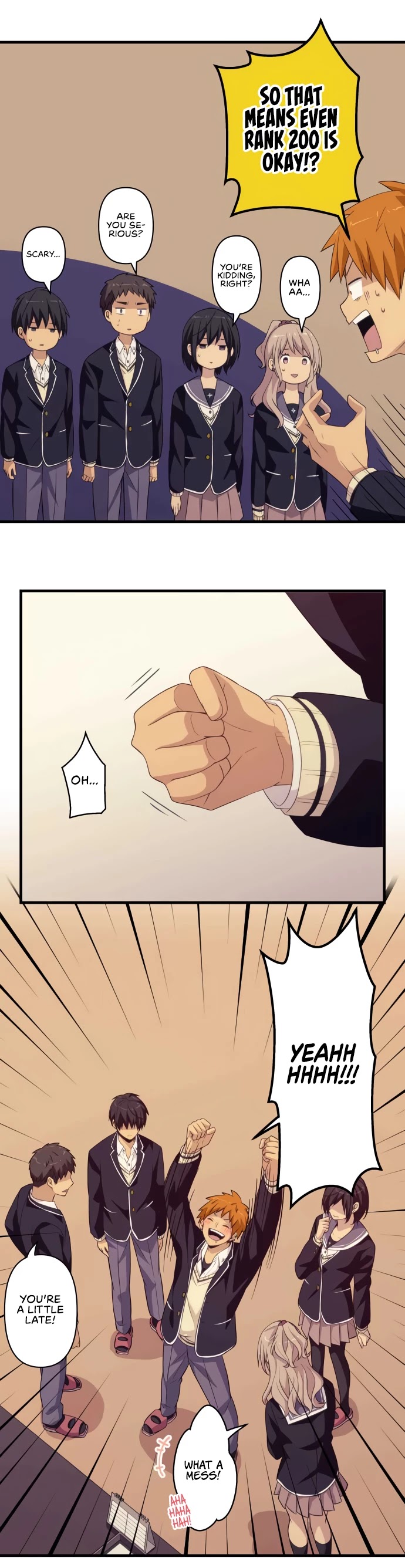 Blue Hearts Chapter 63 page 11 - Chapter 63: (Number 1 + Worst 4) × 3 Months = ?