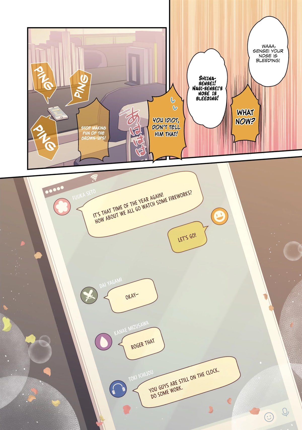 Blue Hearts Chapter 64.5 page 19 - Chapter 64.5: Blossom and Bear Fruit