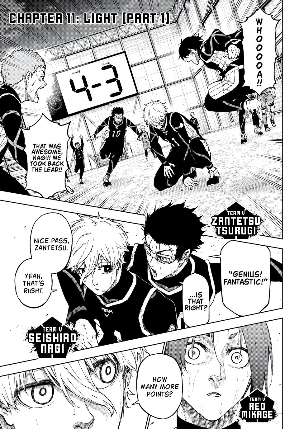 Blue Lock: EPISODE Nagi Chapter 11 page 1 - Chapter 11