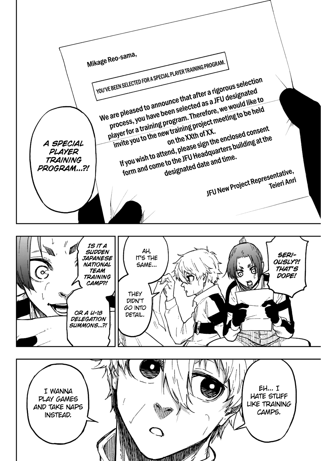 Blue Lock: EPISODE Nagi Chapter 2 page 12 - Chapter 2: Promise
