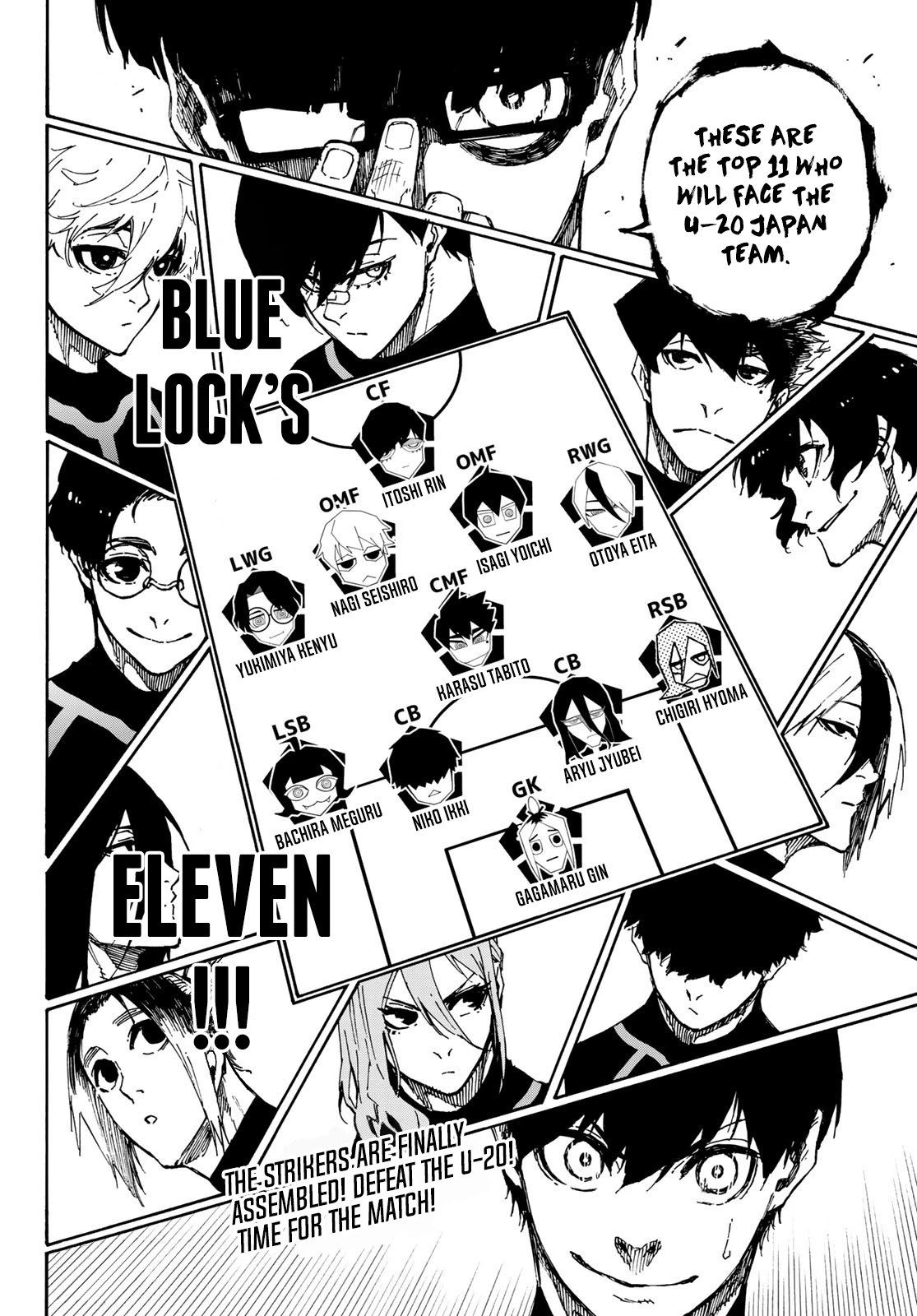 Blue Lock Chapter 108 page 20 - Chapter 108: Top 11