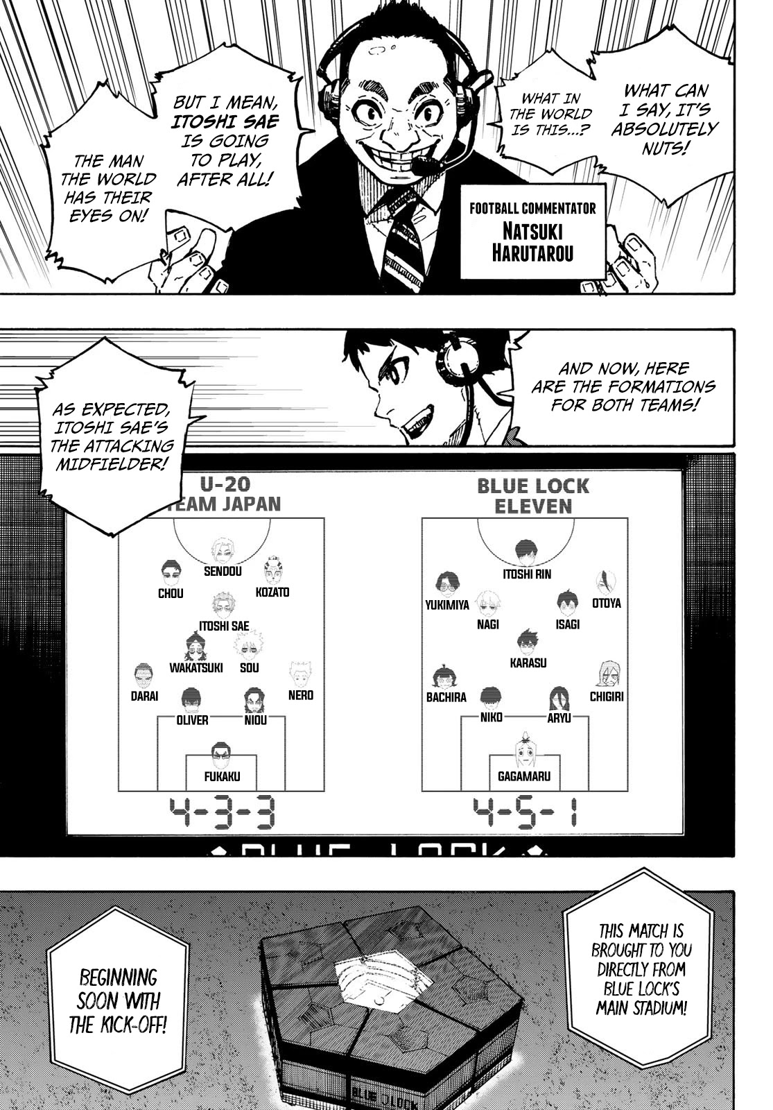 Blue Lock Chapter 112 page 12 - Chapter 112: Big Stage