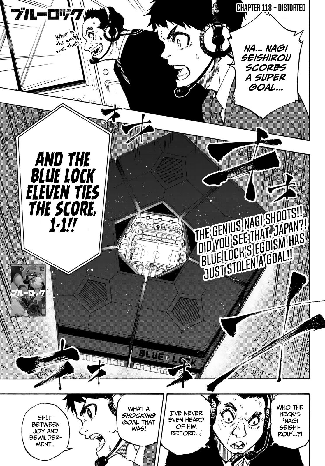Blue Lock Chapter 118 page 1 - Chapter 118: Distorted