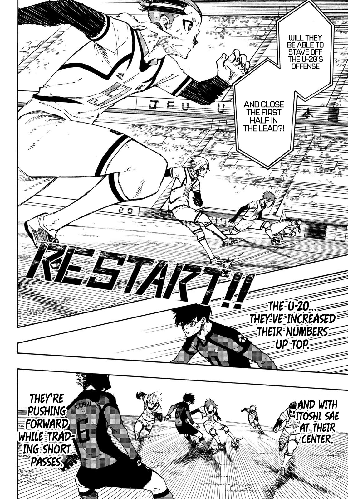 Blue Lock Chapter 121 page 8 - Chapter 121: 1st Half