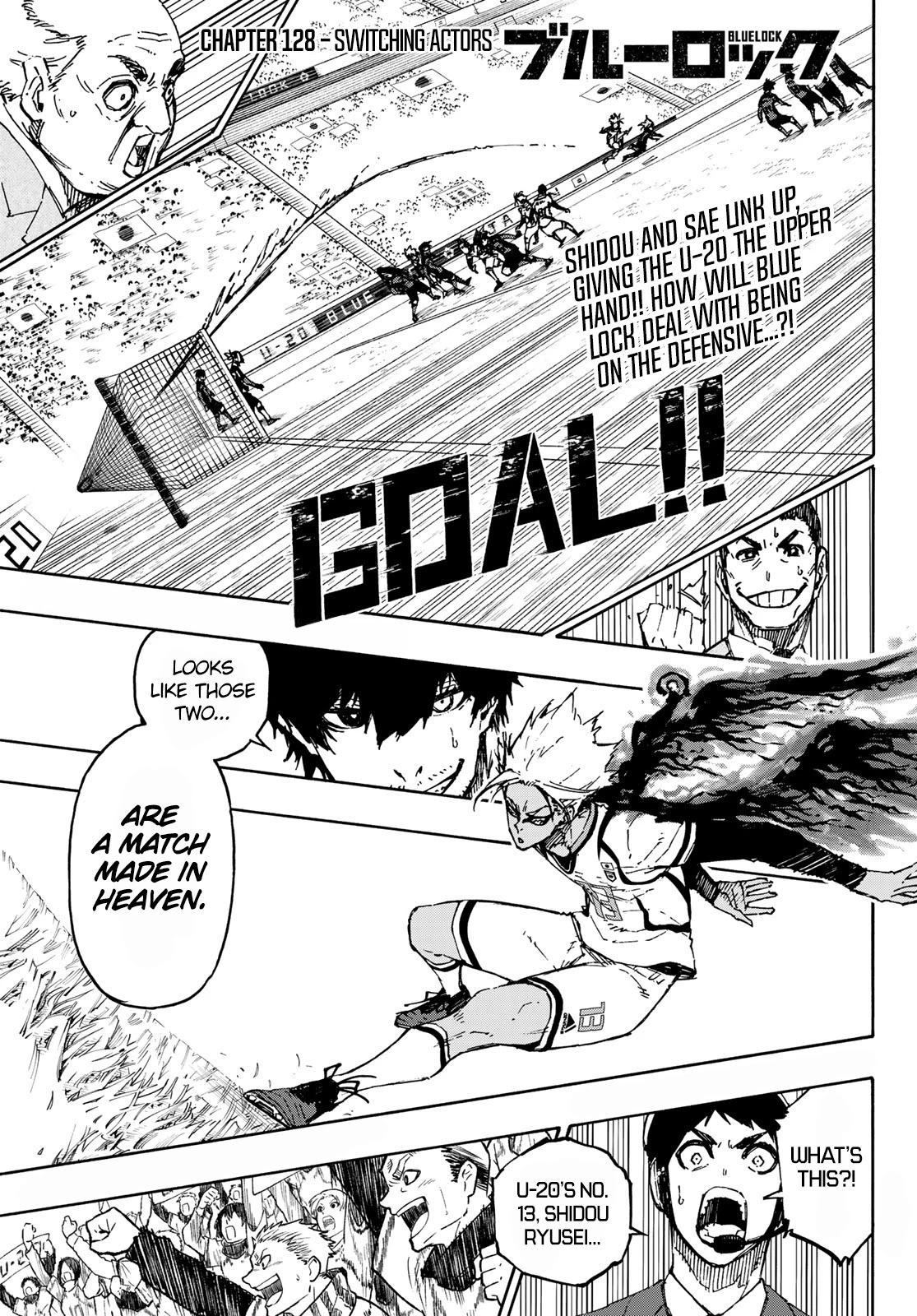 Blue Lock Chapter 128 page 1 - Chapter 128