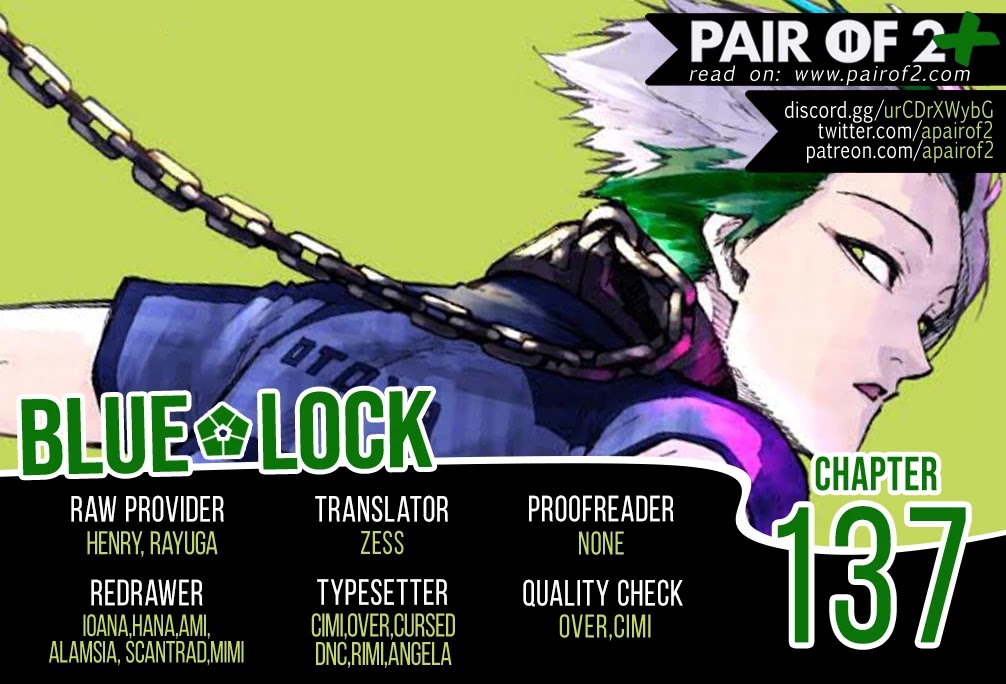 Blue Lock Chapter 137 page 1 - Chapter 137: The Last Step