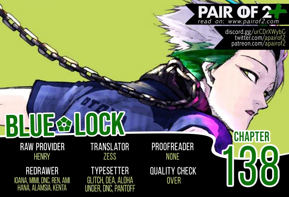 Blue Lock Chapter 138 page 1 - Chapter 138: Hearts as One