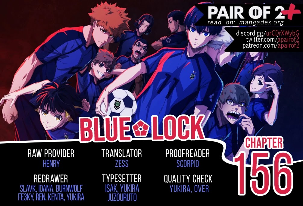 Blue Lock Chapter 156: Bastard thumbnail