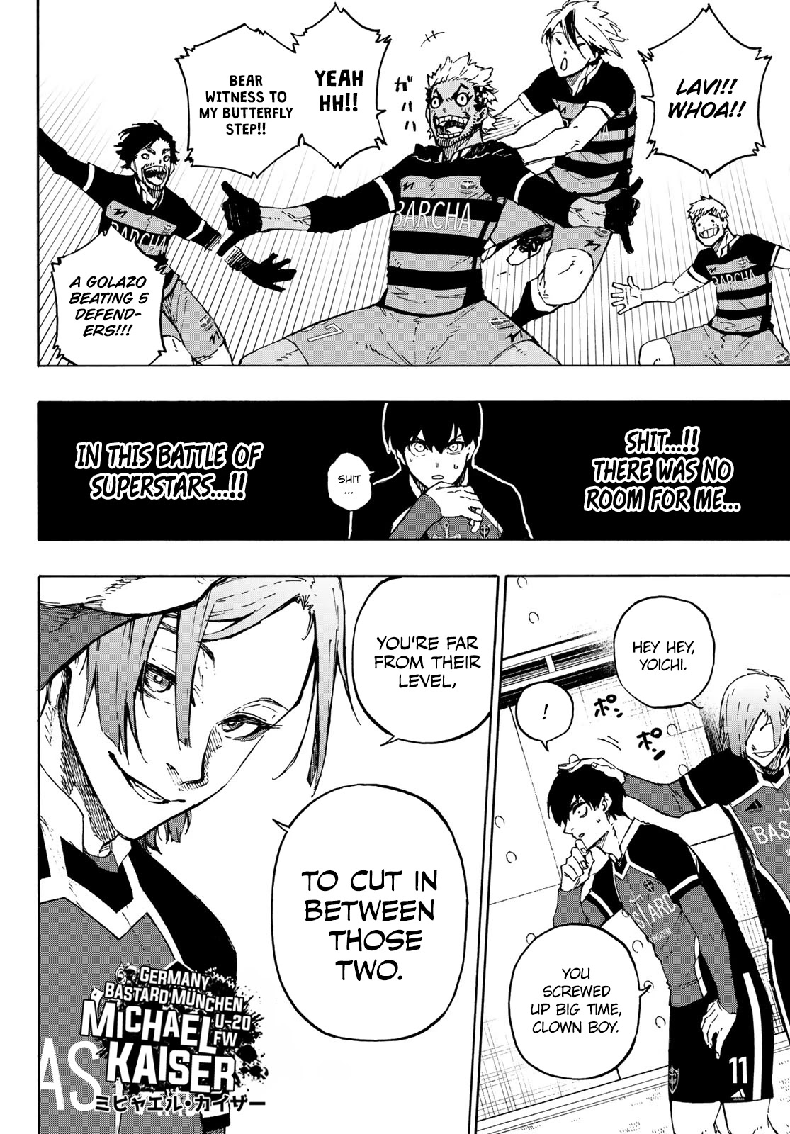 Blue Lock Chapter 164 page 15 - Chapter 164: Butterfly