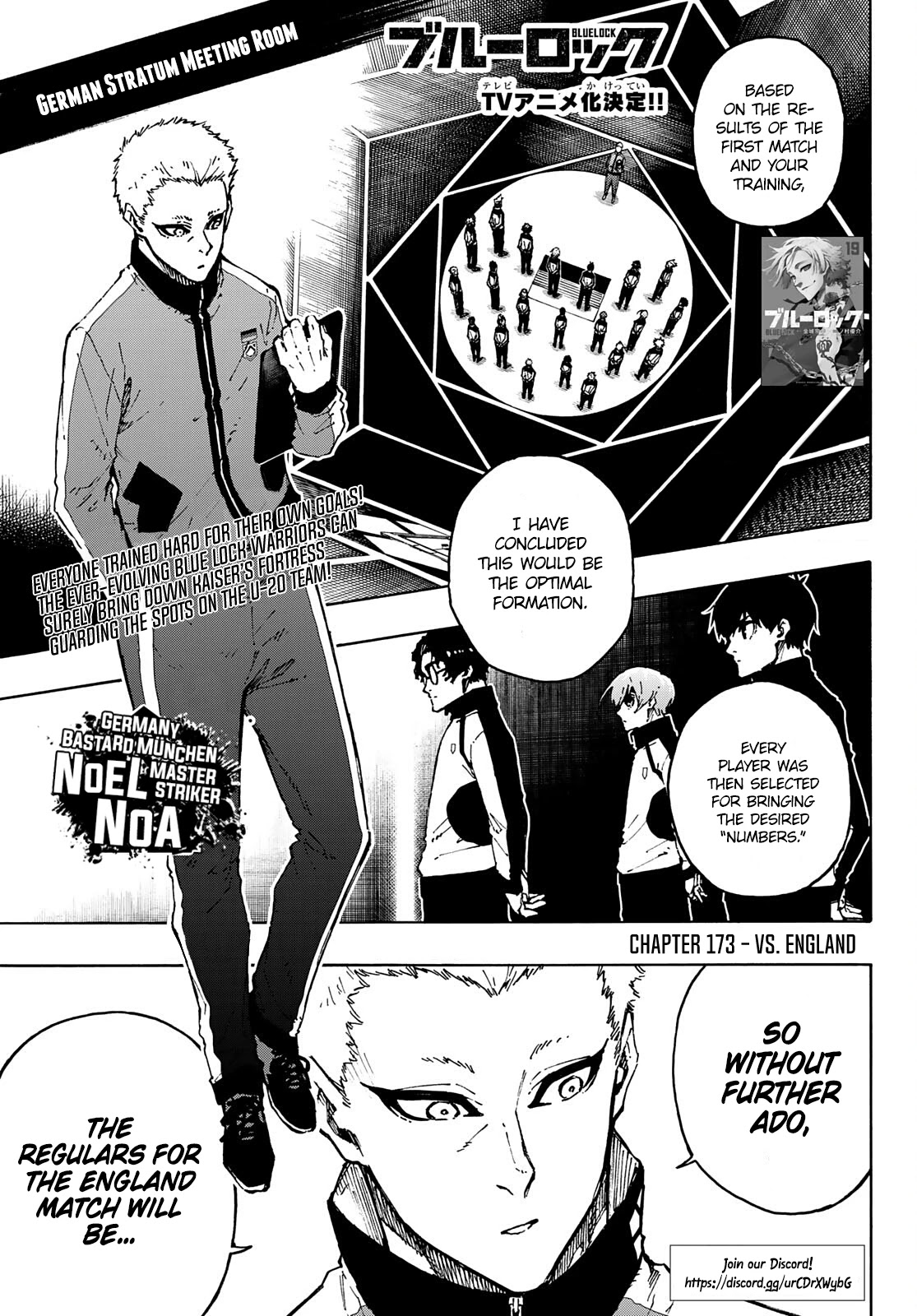 Blue Lock Chapter 173 page 3 - Chapter 173: Vs. England