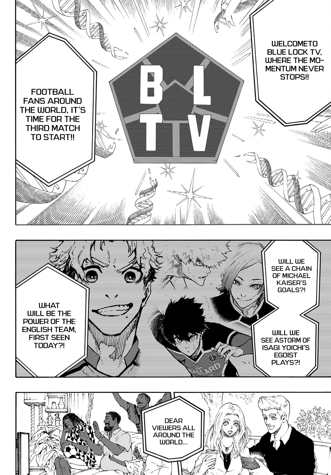 Blue Lock Chapter 174 page 3 - Chapter 174: Chapter 174 - Opening shot