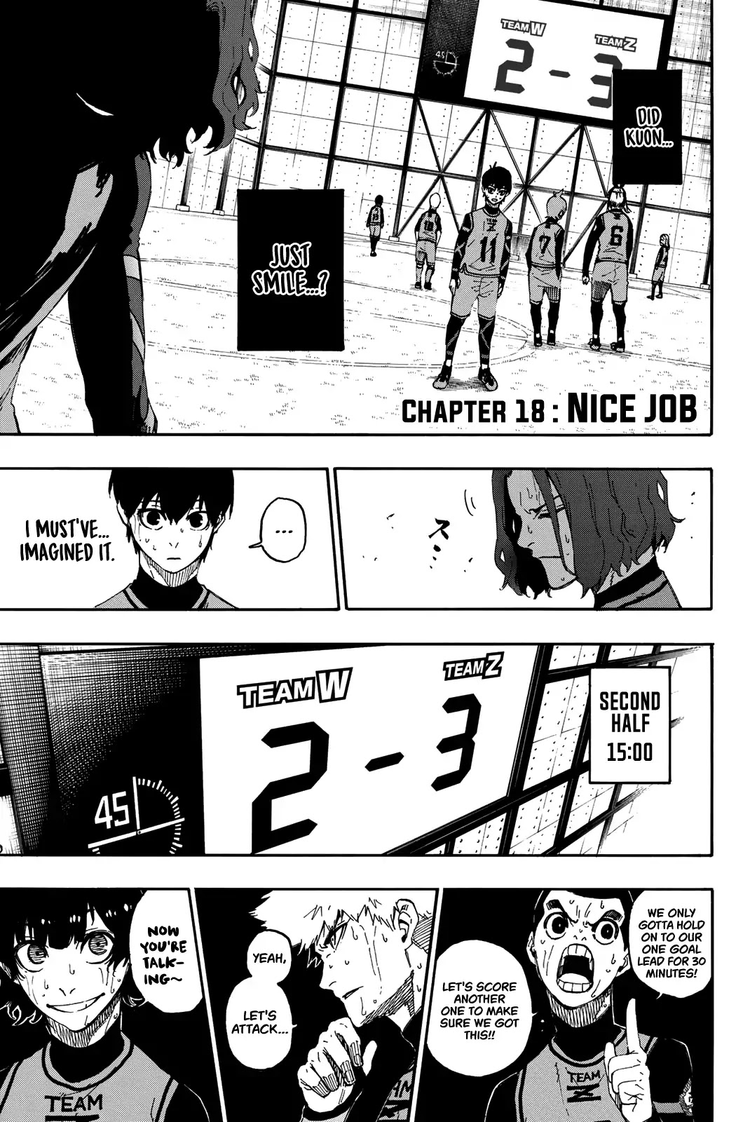 Blue Lock Chapter 18 page 2 - Chapter 18: Nice Job