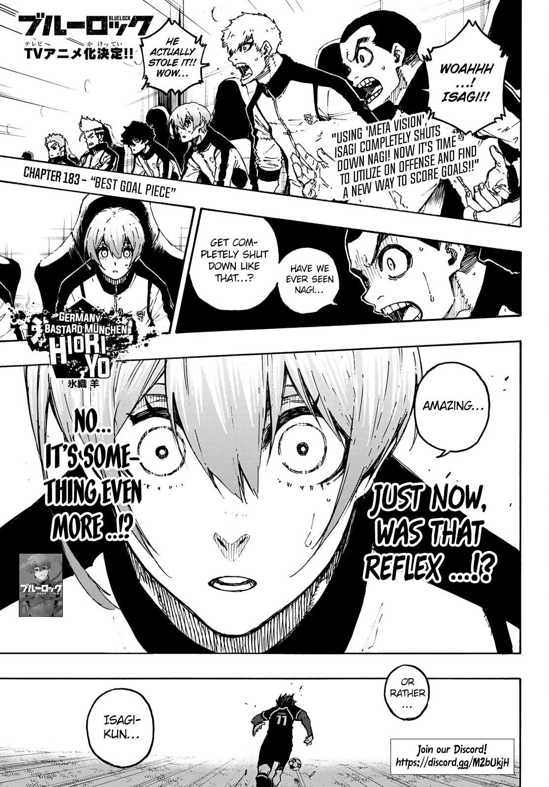 Blue Lock Chapter 184 page 2 - Chapter 184: Best Goal Piece