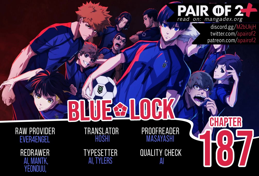 Blue Lock Chapter 187 page 1 - Chapter 187: Cross Road