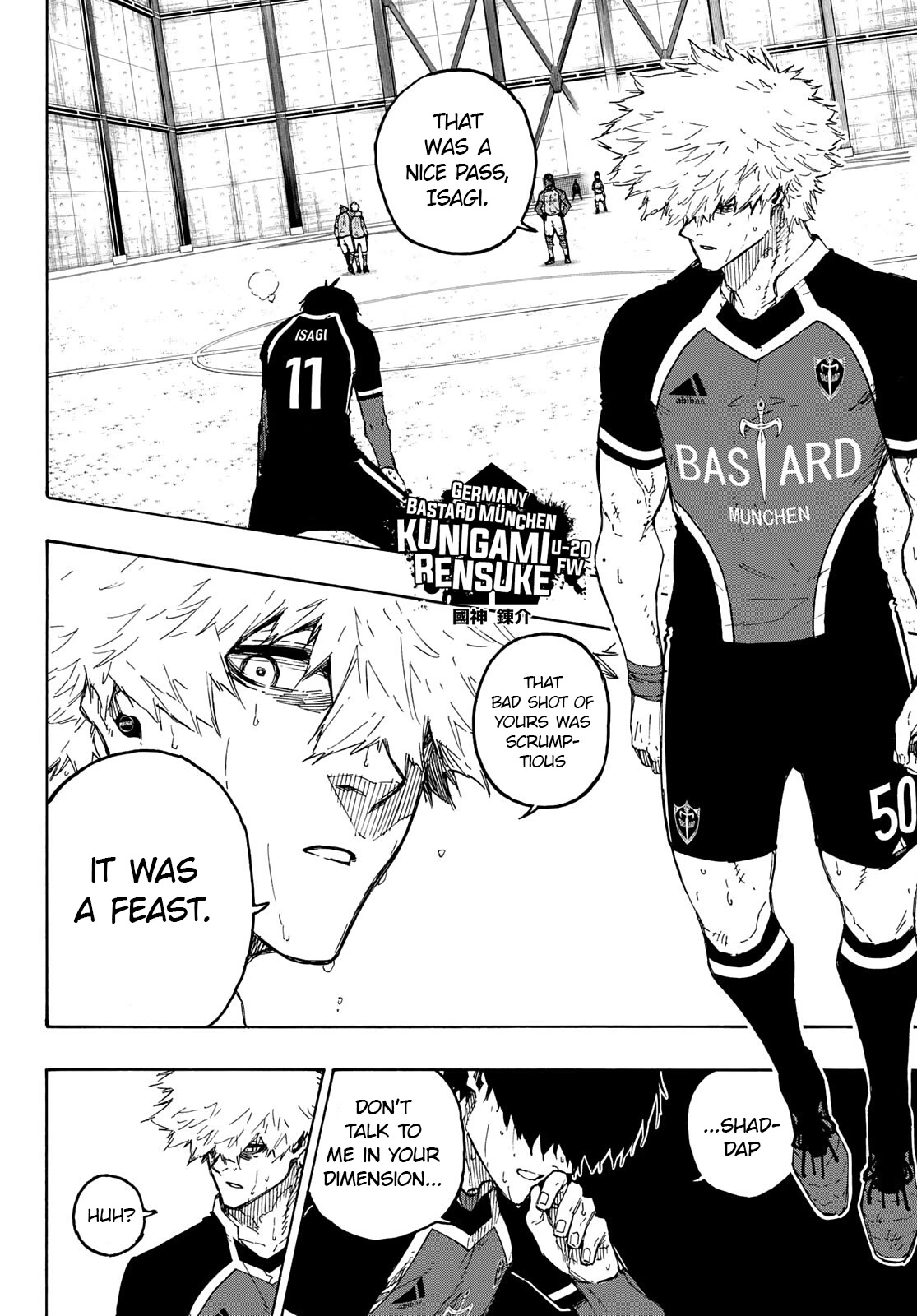 Blue Lock Chapter 187 page 14 - Chapter 187: Cross Road