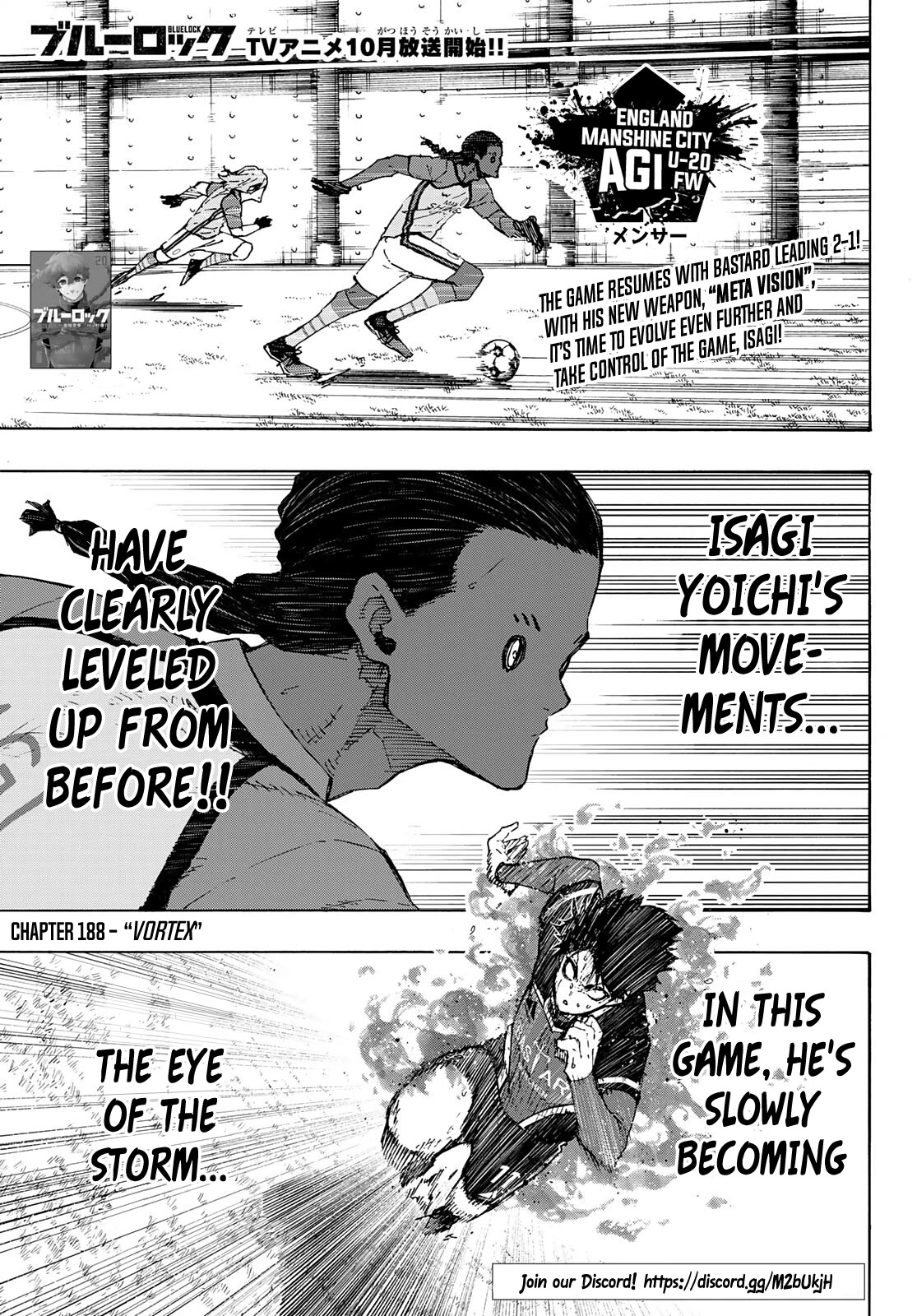 Blue Lock Chapter 188 page 2 - Chapter 188: Vortex