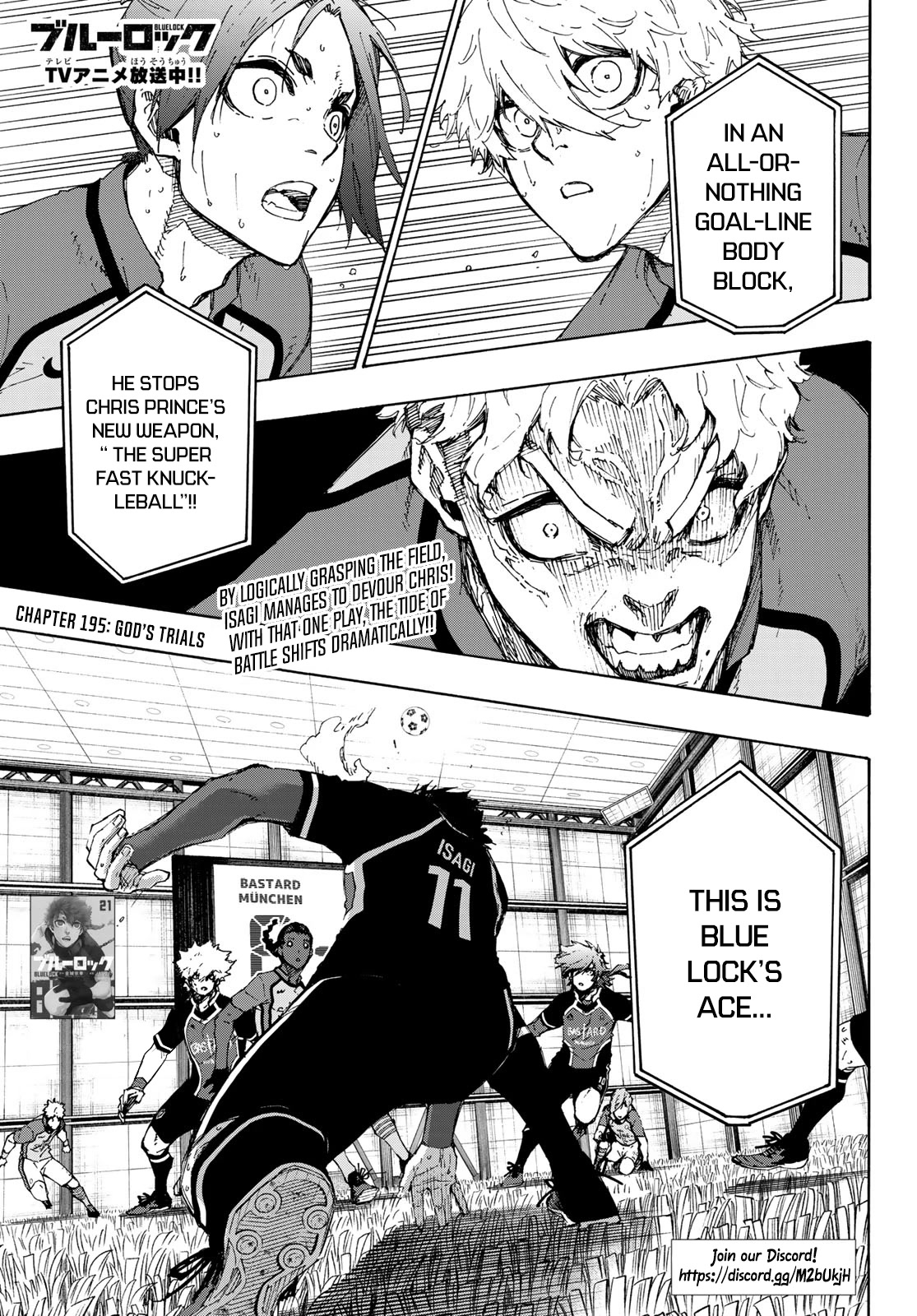 Blue Lock Chapter 195 page 2 - Chapter 195: God’s Trials