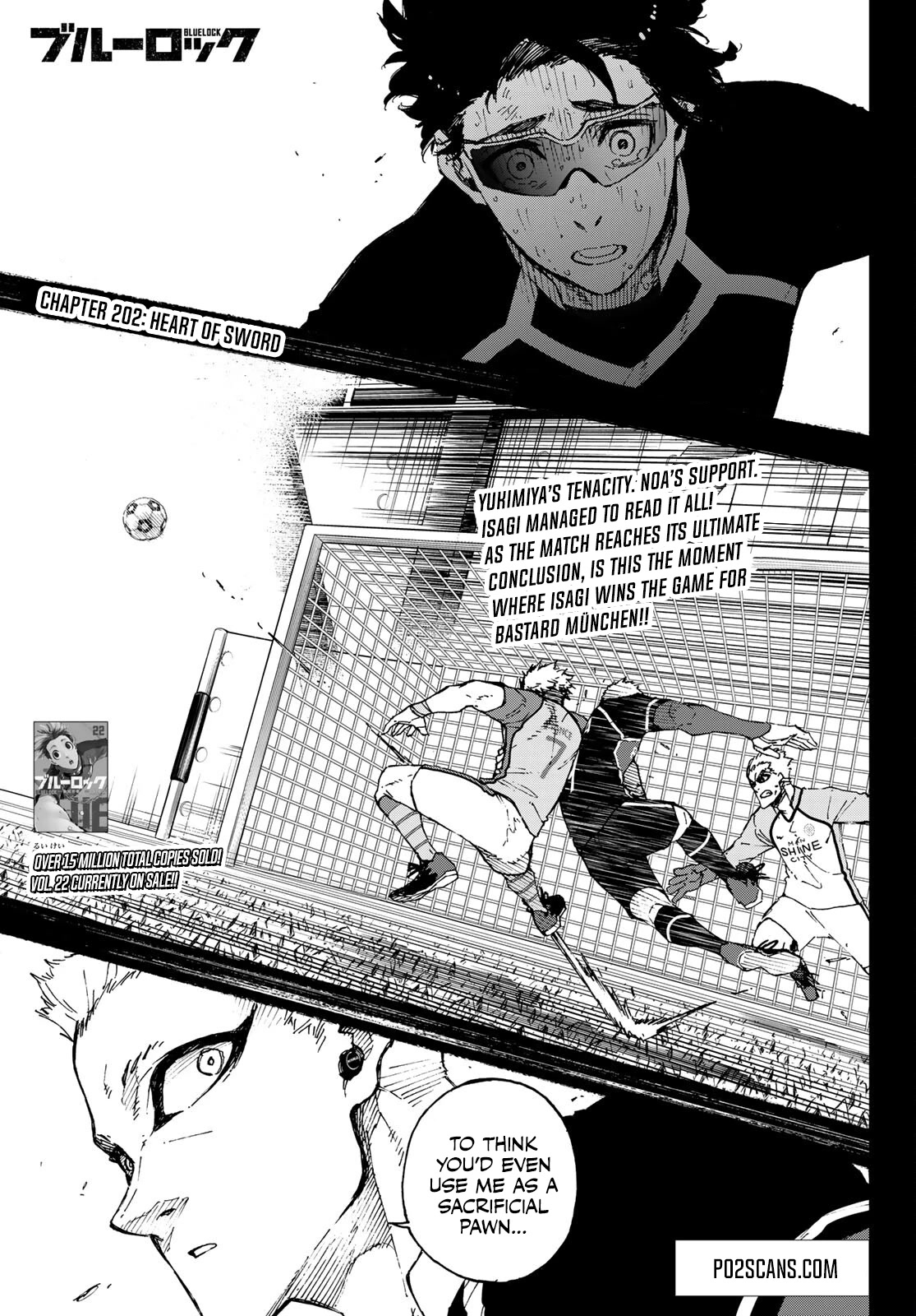 Blue Lock Chapter 202 page 2 - Chapter 202: Heart of Sword