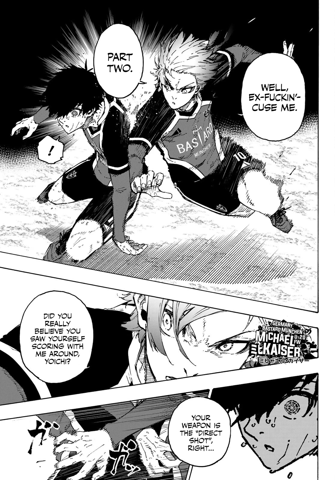 Blue Lock Chapter 202 page 4 - Chapter 202: Heart of Sword