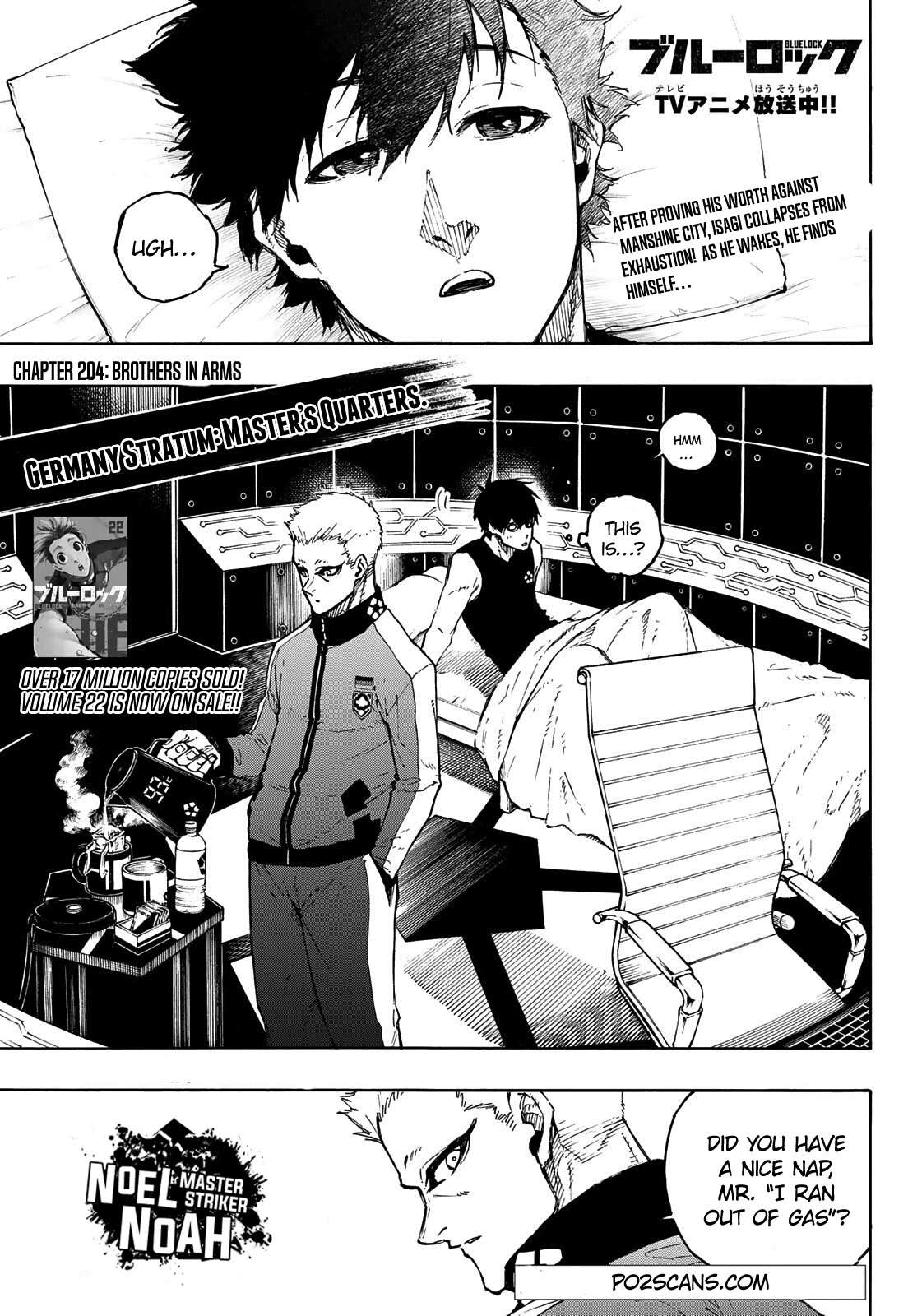 Blue Lock Chapter 204 page 2 - Chapter 204: Brothers In Arms