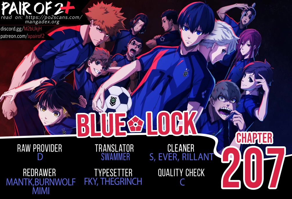 Blue Lock Chapter 207 page 2 - Chapter 207: Two Pairs