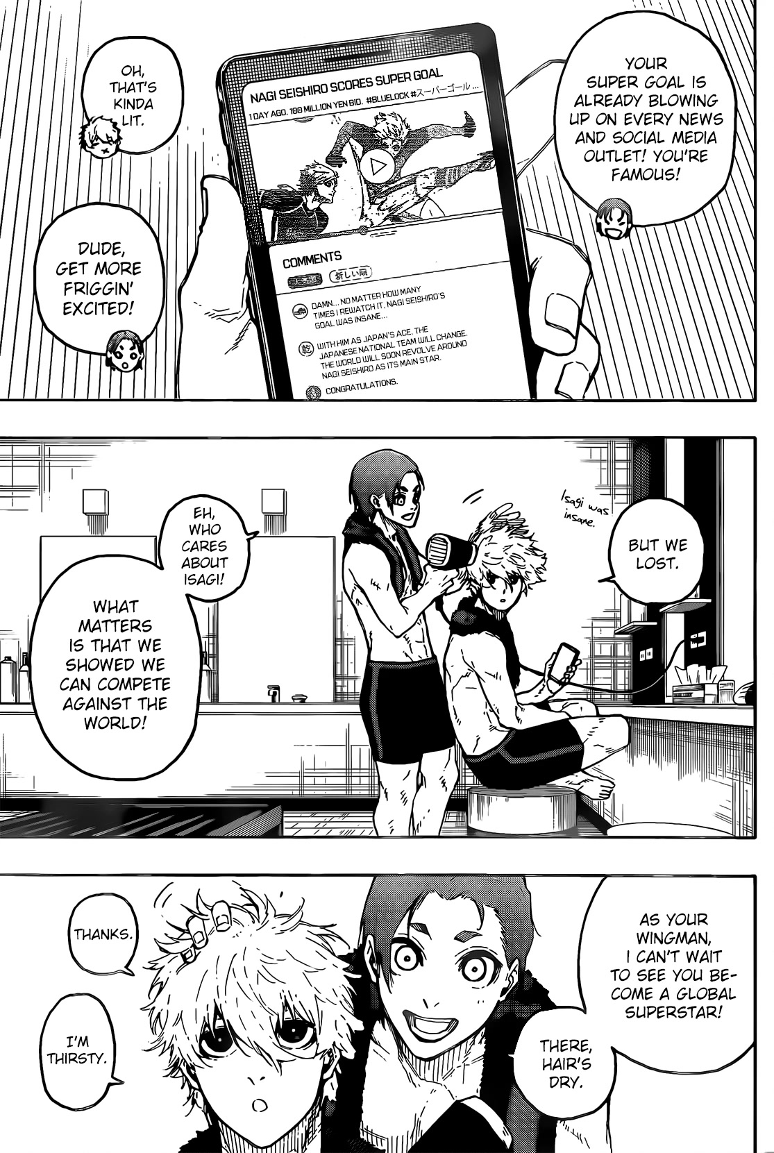 Blue Lock Chapter 207 page 4 - Chapter 207: Two Pairs