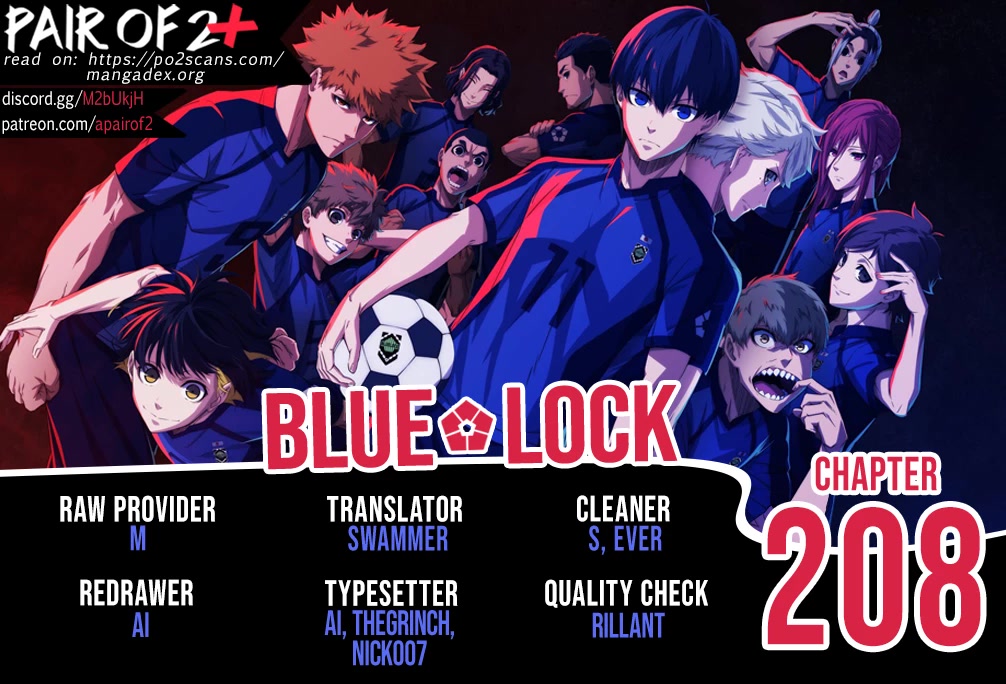 Blue Lock Chapter 208 page 1 - Chapter 208: 100%