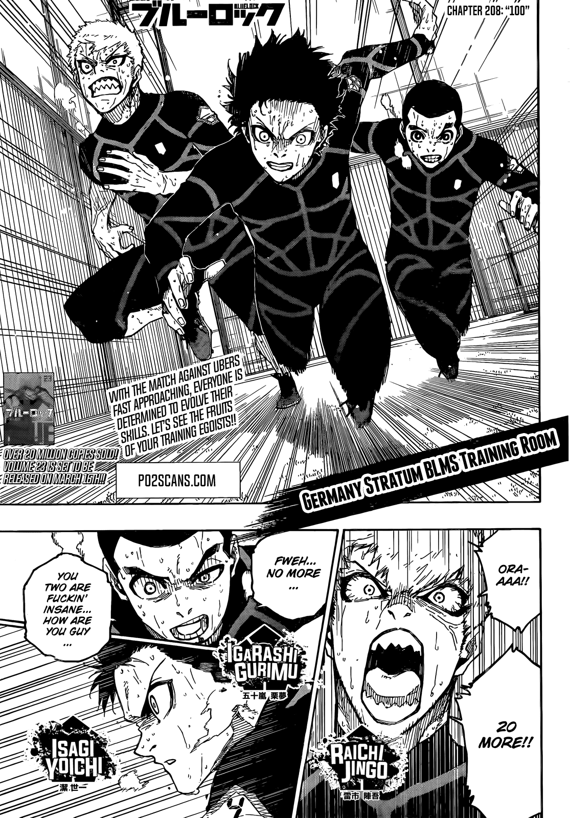 Blue Lock Chapter 208 page 2 - Chapter 208: 100%