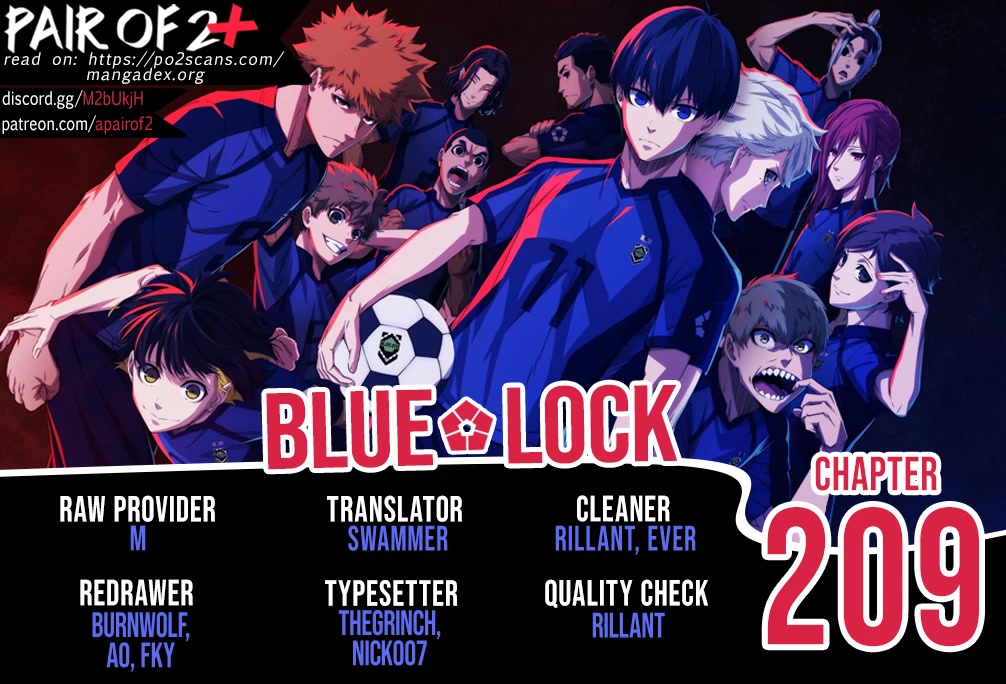 Blue Lock Chapter 209 page 1 - Chapter 209: Bastard vs Ubers