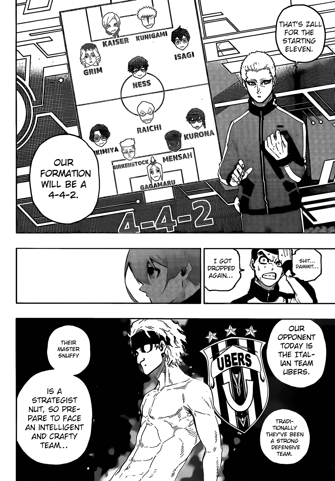 Blue Lock Chapter 209 page 11 - Chapter 209: Bastard vs Ubers