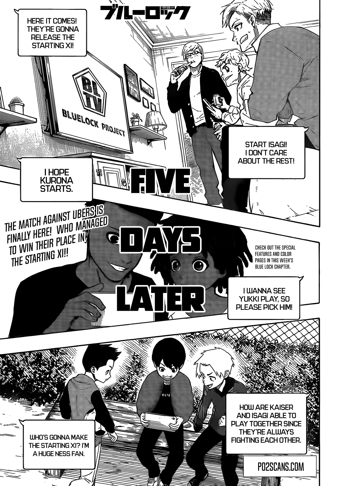 Blue Lock Chapter 209 page 3 - Chapter 209: Bastard vs Ubers