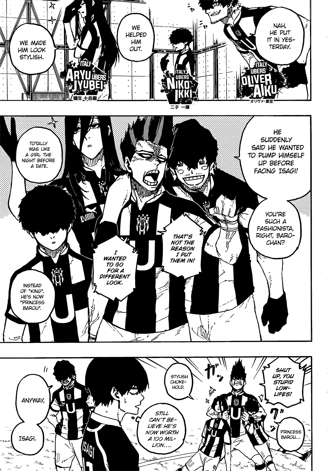 Blue Lock Chapter 210 page 4 - Chapter 210: Ace Eater