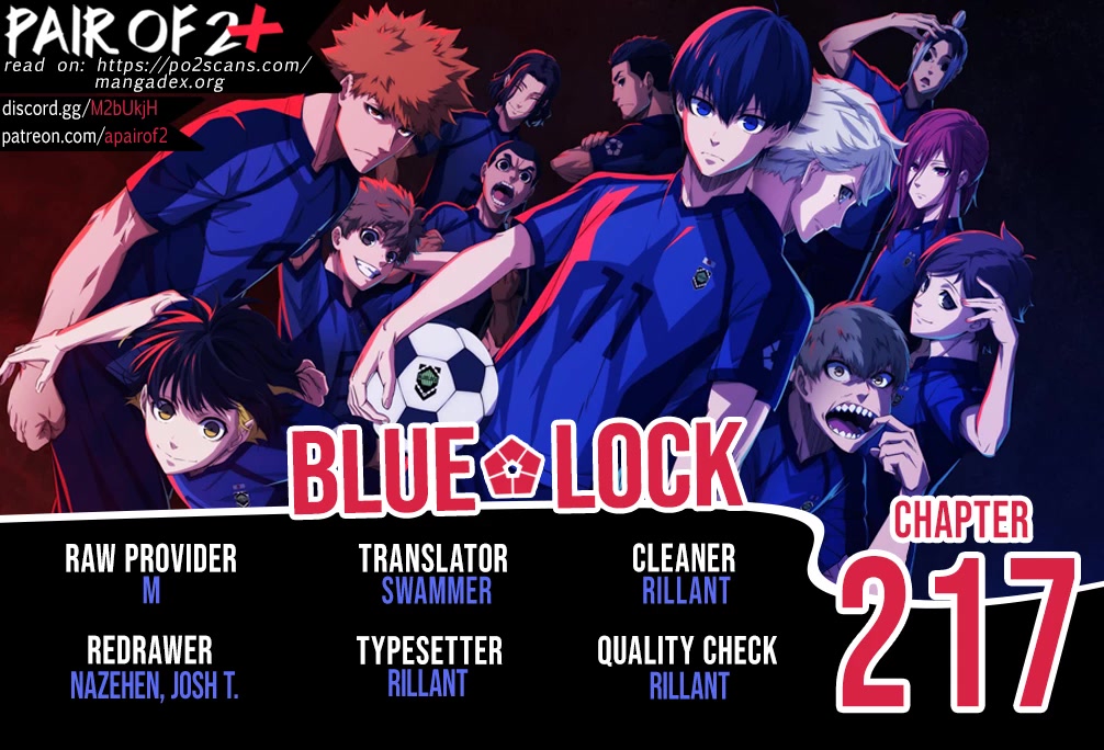 Blue Lock Chapter 217 page 1 - Chapter 217: Predator Eye