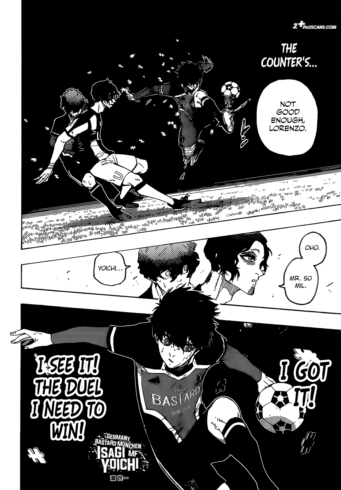 Blue Lock Chapter 217 page 17 - Chapter 217: Predator Eye