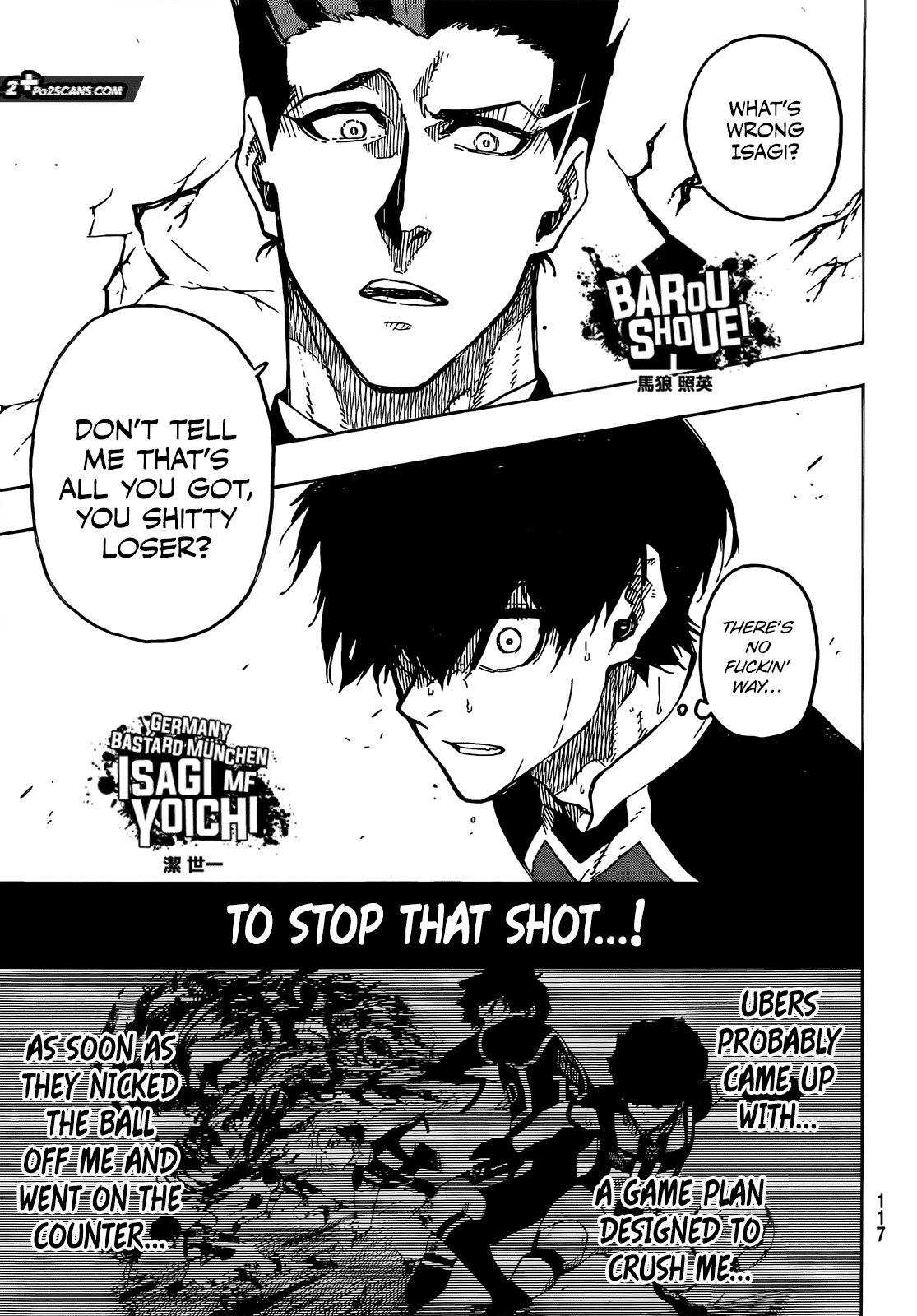 Blue Lock Chapter 217 page 4 - Chapter 217: Predator Eye