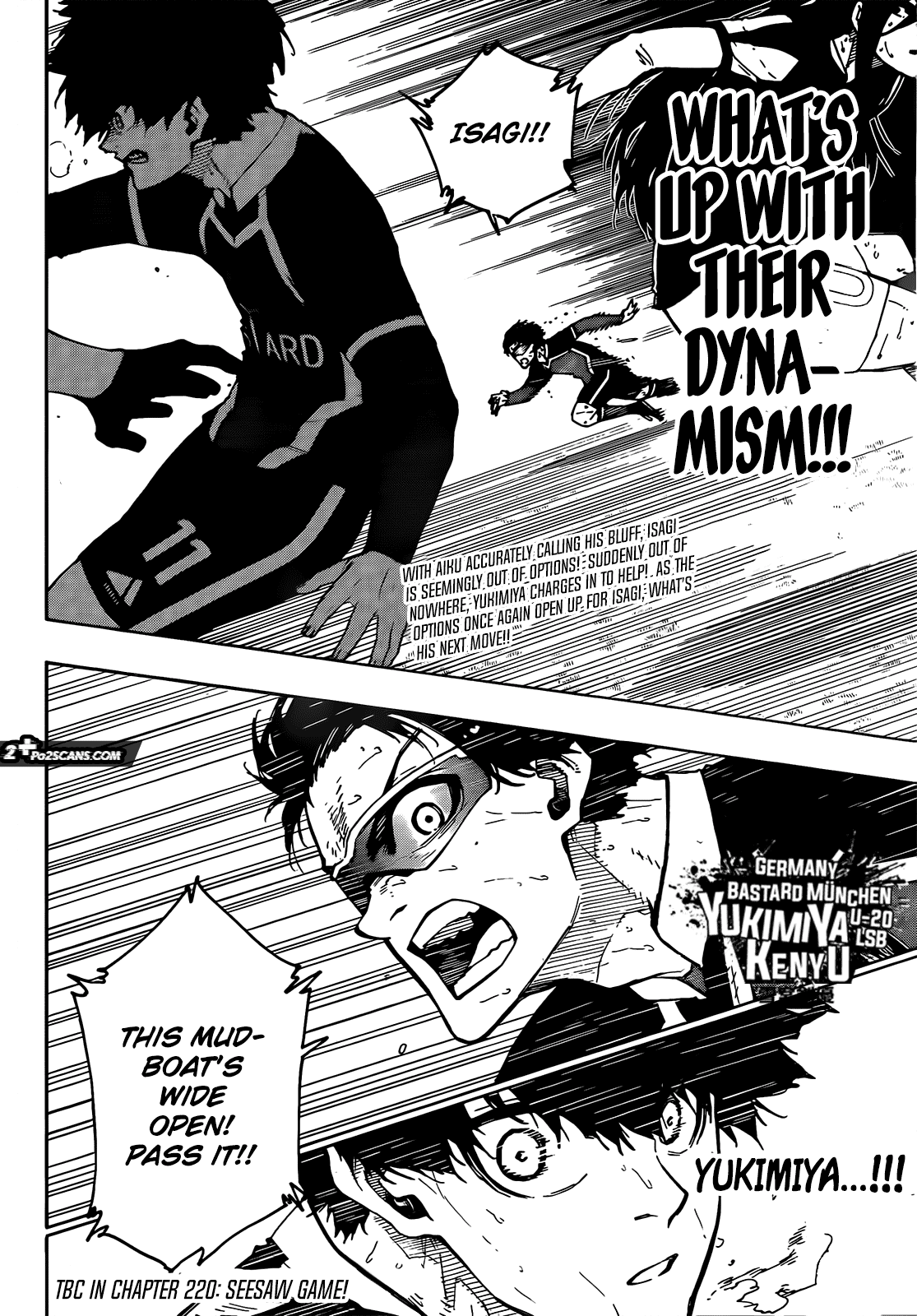 Blue Lock Chapter 219 page 20 - Chapter 219: Dynamism