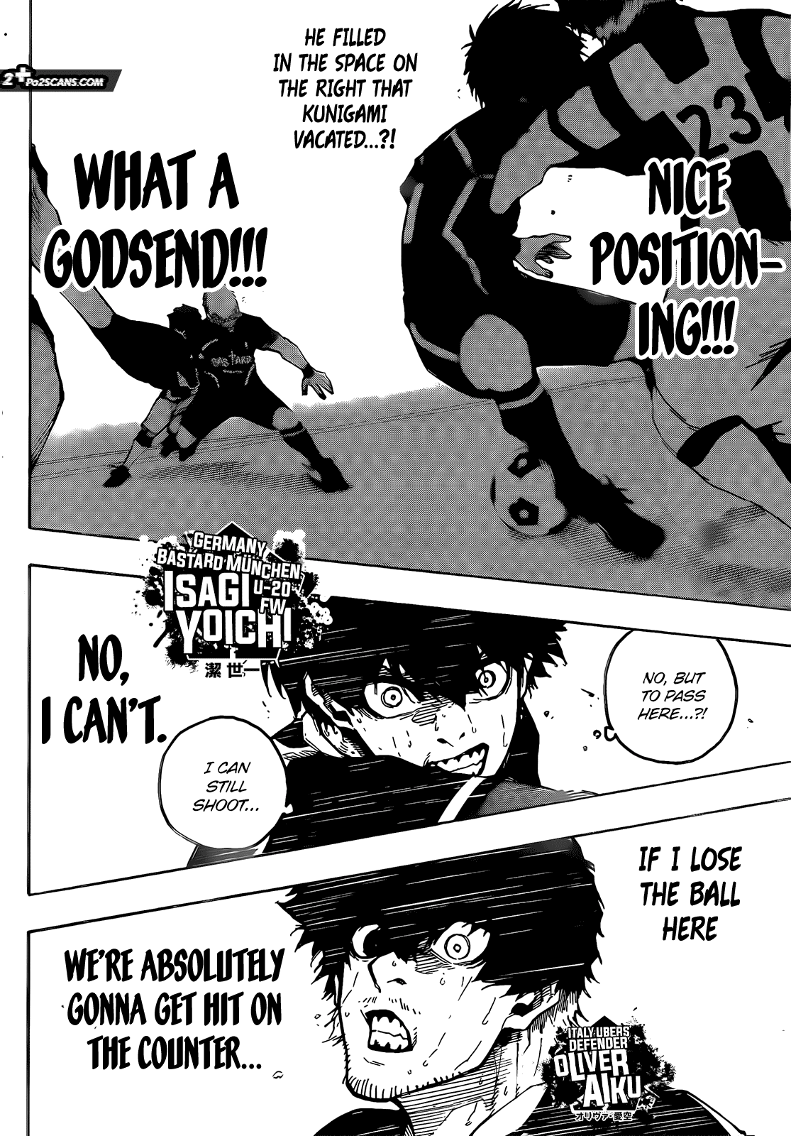 Blue Lock Chapter 220 page 4 - Chapter 220: Seesaw Game