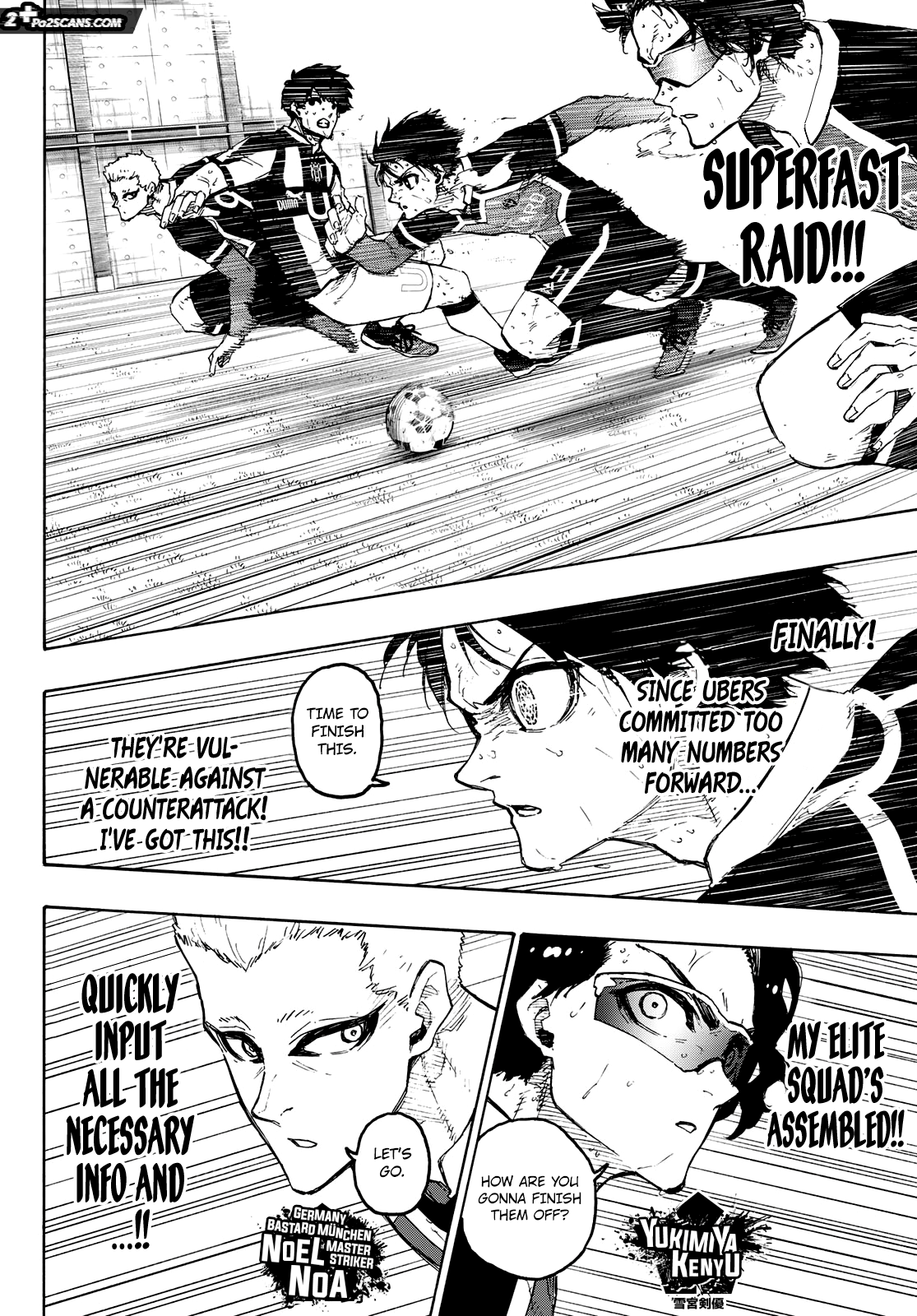 Blue Lock Chapter 225 page 10 - Chapter 225: Raid Battle