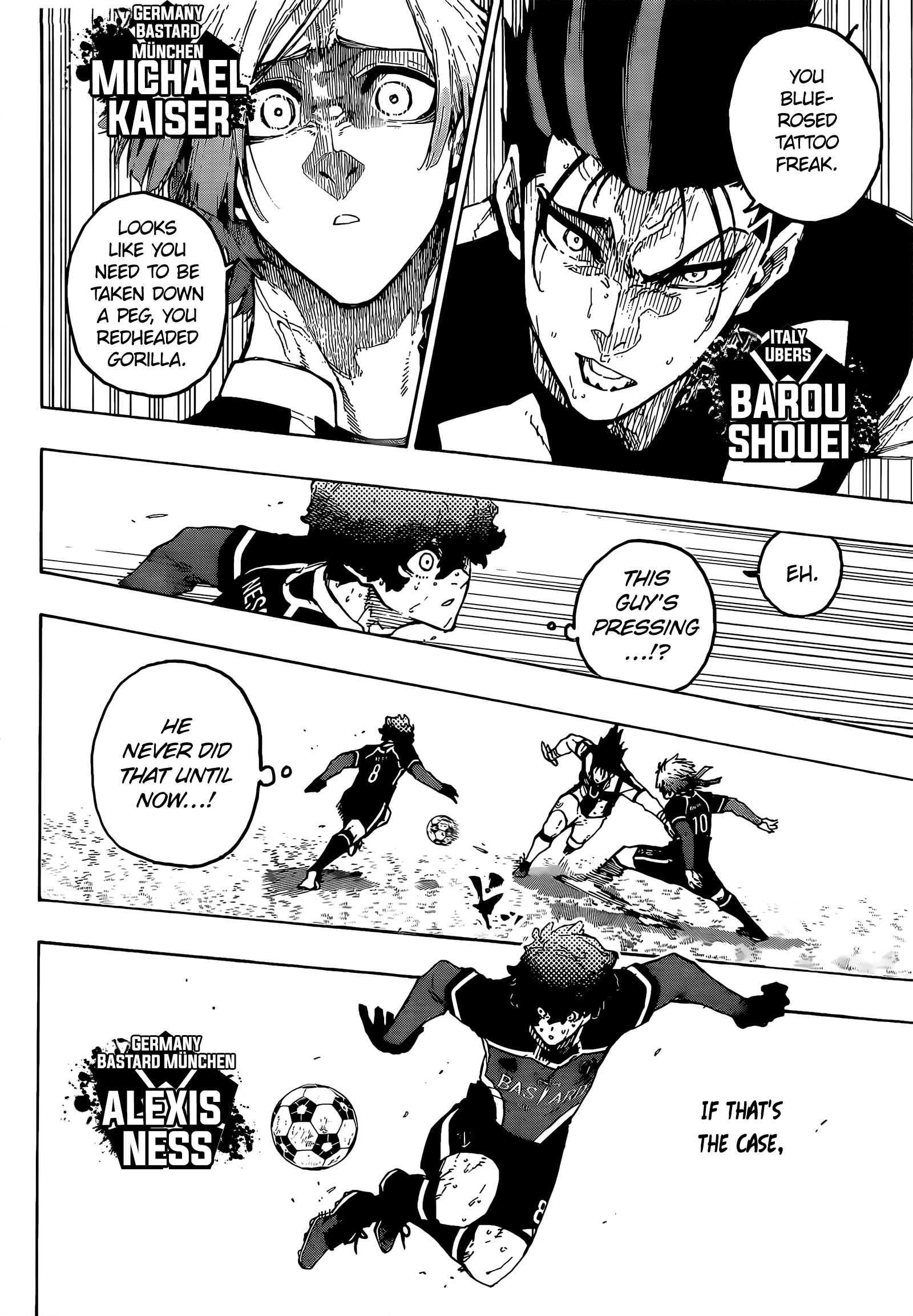 Blue Lock Chapter 232 page 4 - Chapter 232: High Evolution