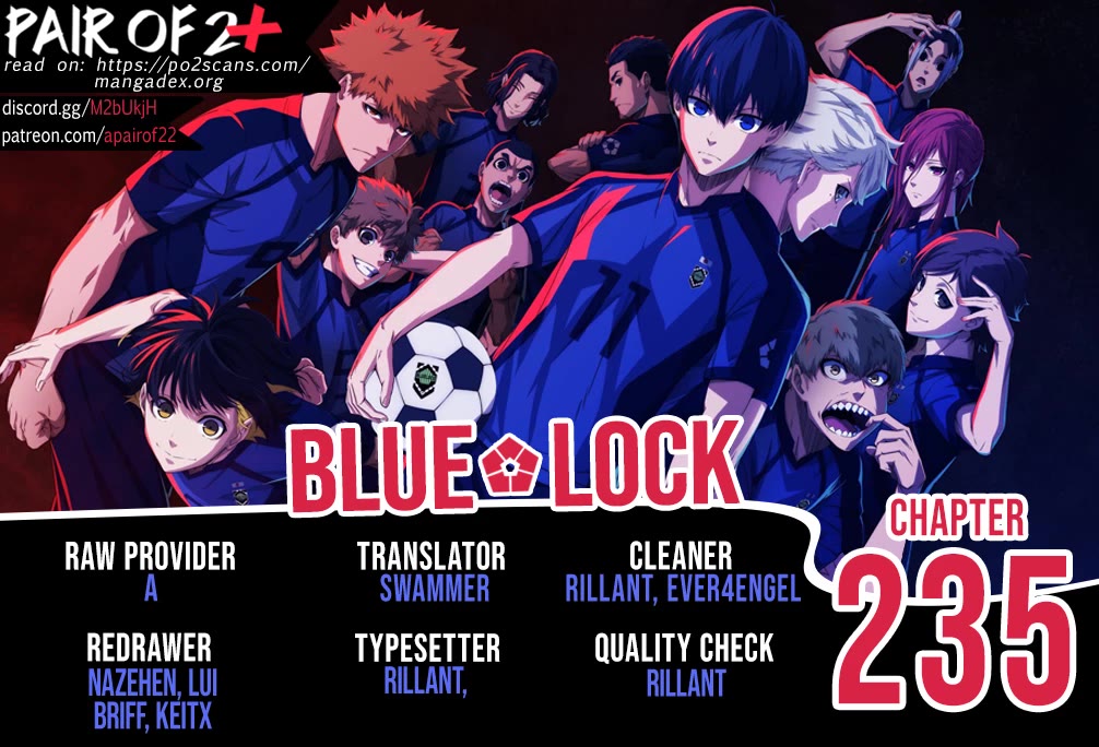Blue Lock Chapter 235 page 1 - Chapter 235: The reason you were born