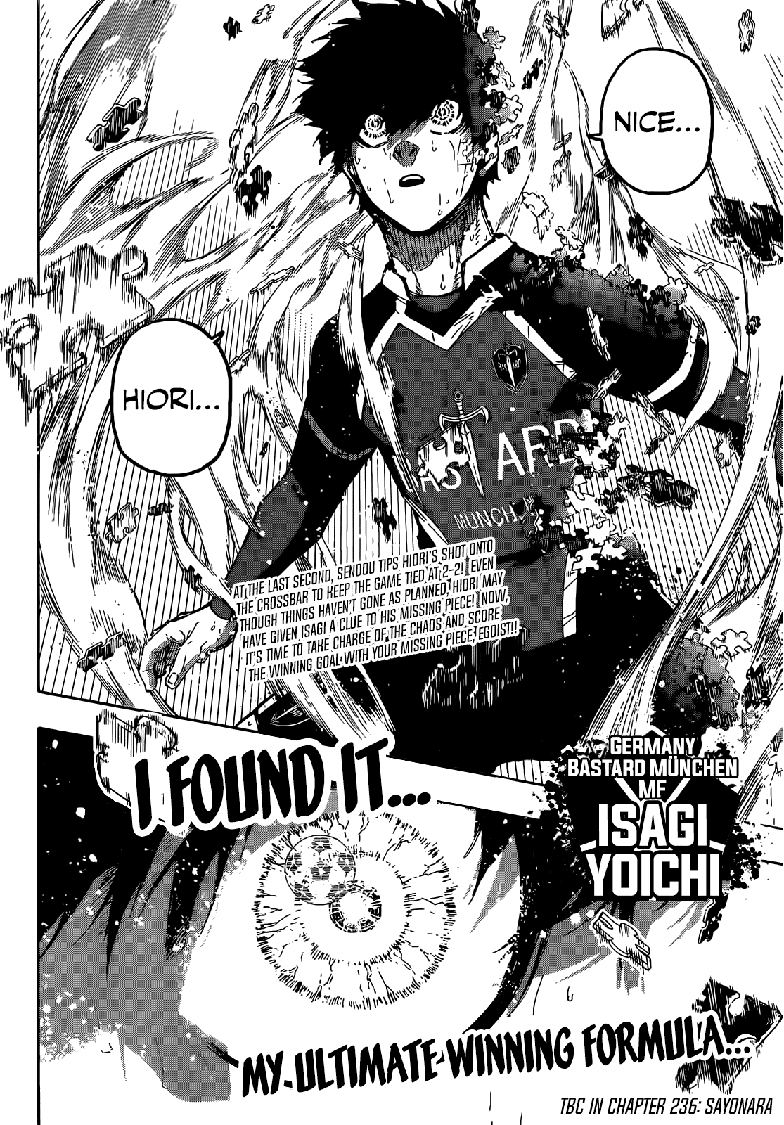 Blue Lock Chapter 235 page 20 - Chapter 235: The reason you were born