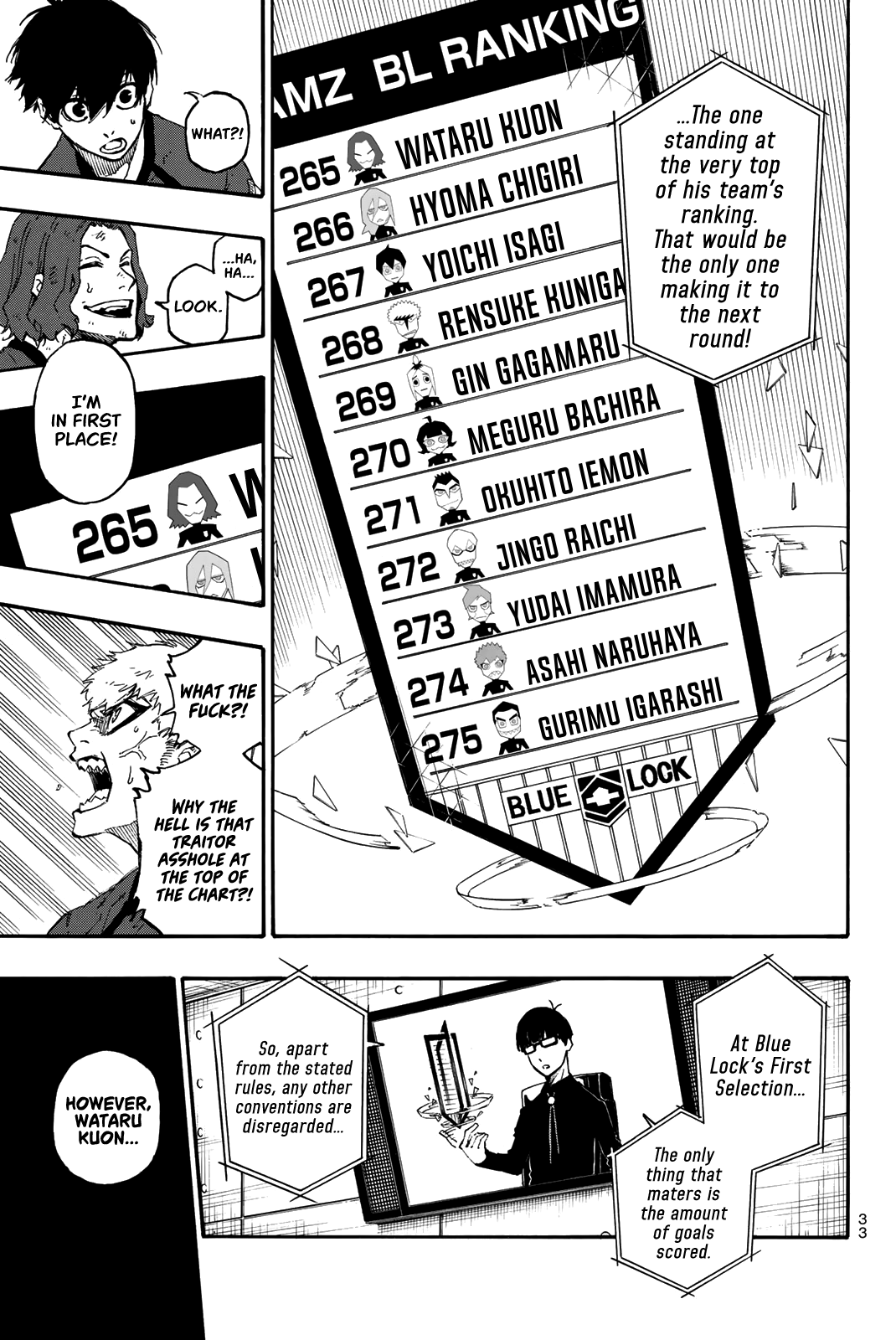 Blue Lock Chapter 24 page 10 - Chapter 24: The Formula of a Goal